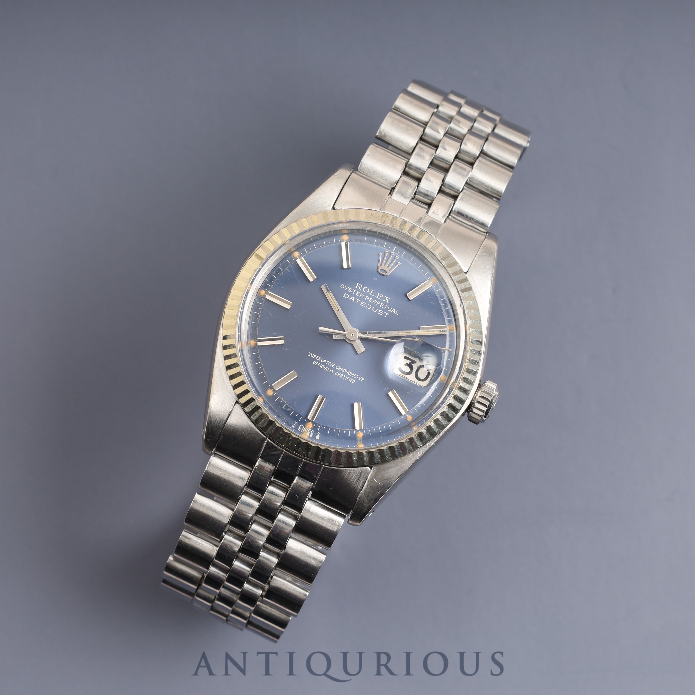 Rolex Datejust 1601 Blue Dial No. 3 1971 | 東京銀座のヴィンテージ