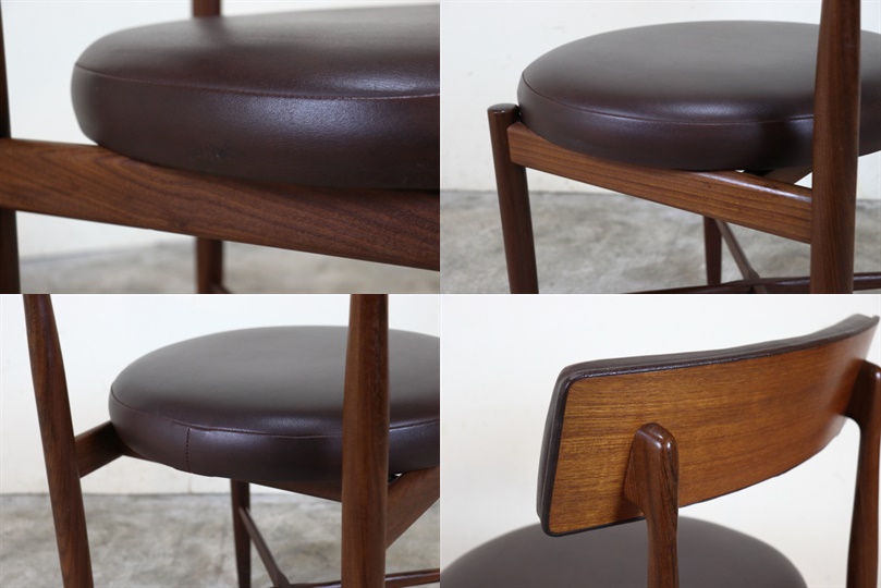 G-PLAN ジープラン ダイニングチェア ブラウン ち12-1