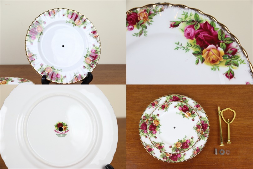 ロイヤルアルバート ROYAL ALBERT オールドカントリーローズ 2段ケーキ