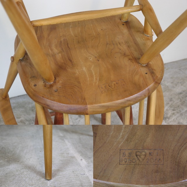 イギリス アーコール ercol クエーカーアームチェア さ7-5