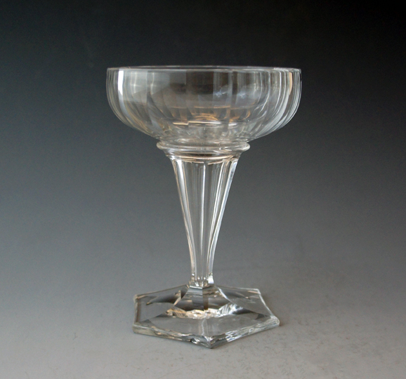 オールドバカラ「シャンパンクープグラス」《アンティックかとう》