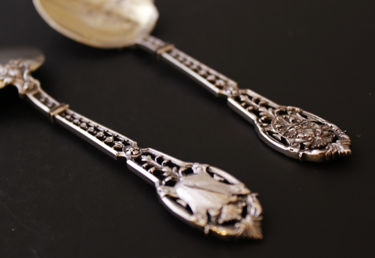 ピュイフォルカ「Emile Puiforcat アイスクリームスプーン 6本セット