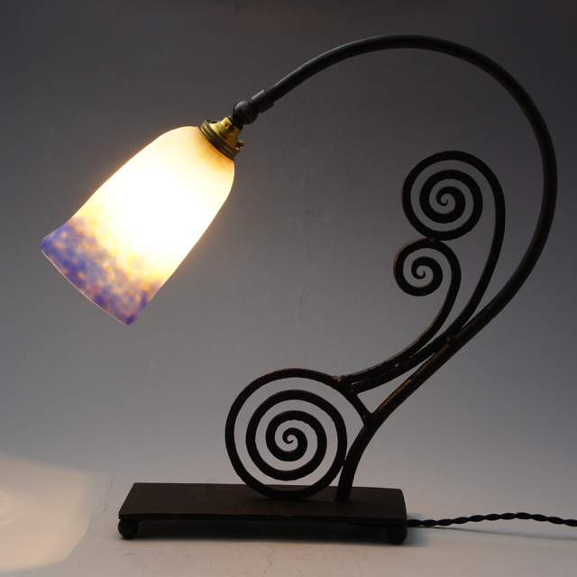 ミューラー兄弟「アール・デコ テーブルランプ」《アンティックかとう》