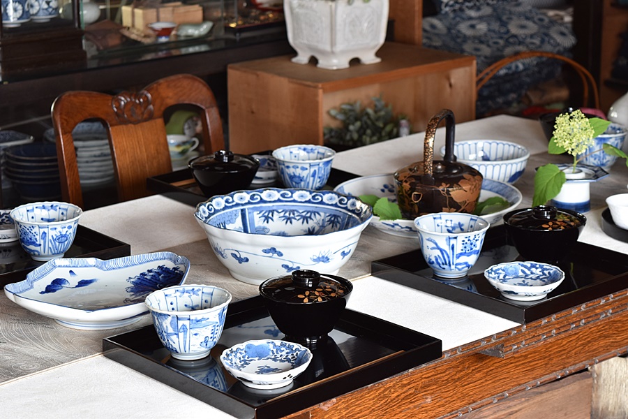 アンティーク 伊万里 なます皿2客セット☆ 伊万里 古伊万里 江戸 中期 深皿