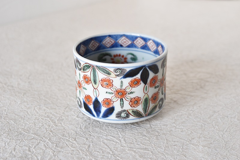 古伊万里 初期様式 広東型 そば猪口 菊絵 生掛け・厚底 【公式通販】