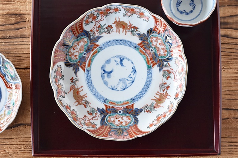 アンティーク 伊万里飾皿 鳳凰 1客 アンティーク 伊万里飾皿 鳳凰 1客