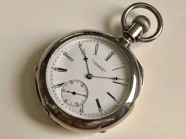 HA-6416| オールドハワード 懐中時計 鹿グレード