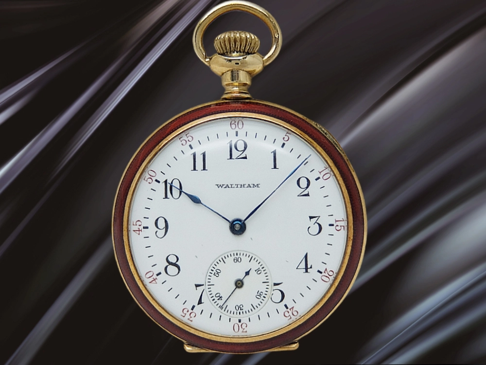 HB-0261| ウォルサム リバーサイド マキシマ 14K 総重量32g 装飾ケース