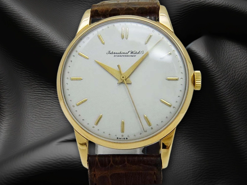 IP-2499| IWC オールドインター Cal.89 18KYG 金無垢 筆記体ロゴ