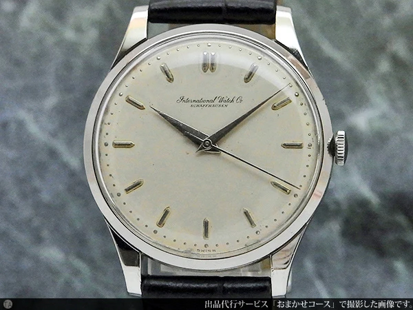 IP-2025| IWC オールドインター Cal.89 白文字盤 筆記体ロゴ ラウンド