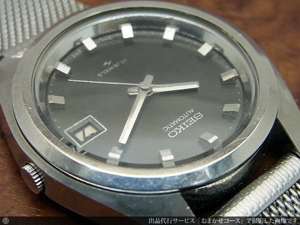 JA-0510| セイコー カレンダー 7005-7030 17石 ブラックダイヤル