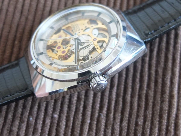 JA-2479| CITIZEN シチズン スケルトンウォッチ 4-760077KA SS GN-1