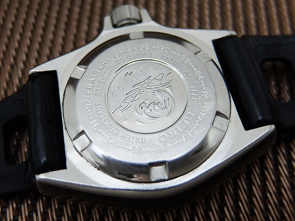 JA-2704| セイコー ダイバー 150m 2625-001B SS パープル文字盤 赤青