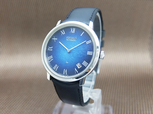 JA-2710| セイコー シャリオ 2418-0020 SS ラウンド ブルー和紙模様