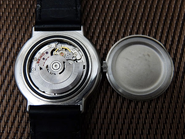 JA-2710| セイコー シャリオ 2418-0020 SS ラウンド ブルー和紙模様