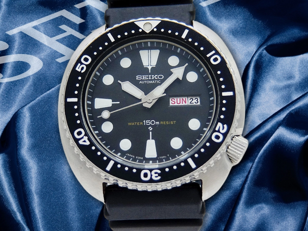 JA-2739| セイコー サードダイバー 150m 6306-7001 SS 両方向回転