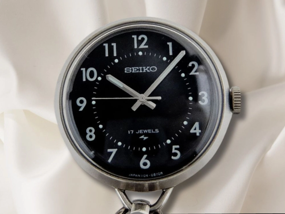 JA-2843| セイコー TOKYO 77 ICN ナースウオッチ 懐中時計 1104-0230