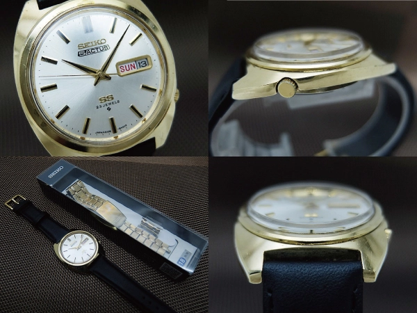 JA-2863| セイコー 5アクタス 23石 6106-8420 SGP/SS シルバーダイヤル