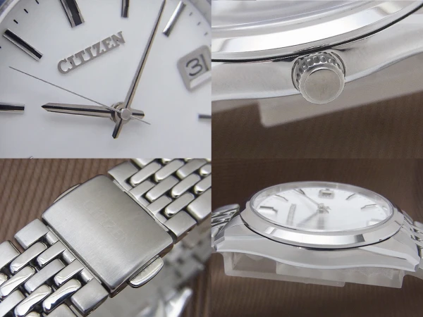 JA-2339| ザ・シチズン クオーツ 0350-C30919 SS デイト ホワイト