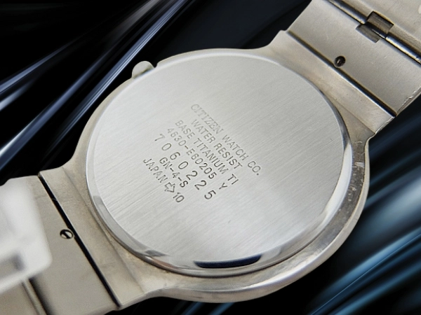 JA-3408| シチズン 初代アテッサ 4630-E60205 チタン グレーダイヤル