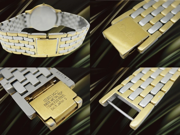 JA-3267| セイコー ドルチェ 9530-6000 GP/SS コンビケース グレー