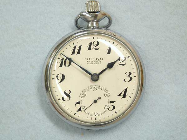国鉄 懐中時計(SEIKO PRECISON/15石/昭和36年)＋改札ハサミ 国鉄 懐中