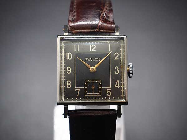 JA-1753| 精工舎 プレシジョン SEIKO 新10B型 角型 スモセコ 1940s