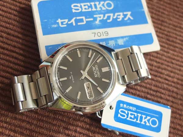 JA-1373| セイコー SEIKO アクタス ACTUS 黒文字盤 オートマチック