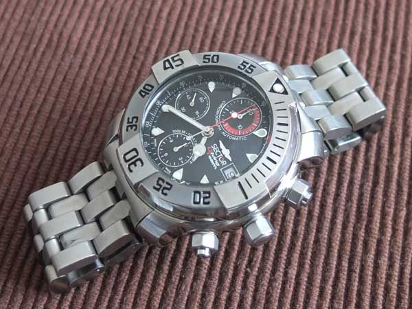 S-1165| セクター ダイビングチーム1000 チタン ダイバークロノグラフ