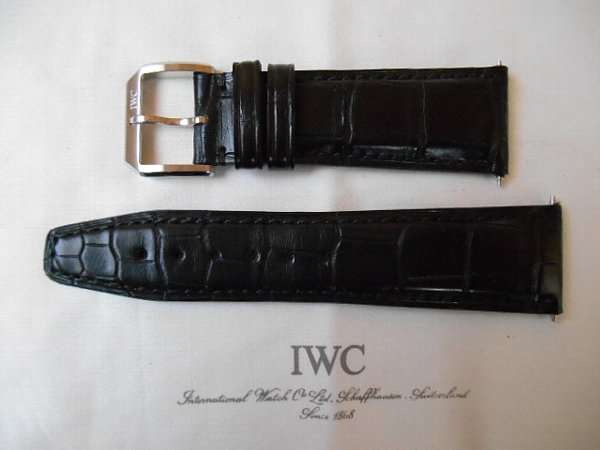 IWC 純正ベルト 尾錠付 (長さXSタイプ) ギャランティーカードのコピー