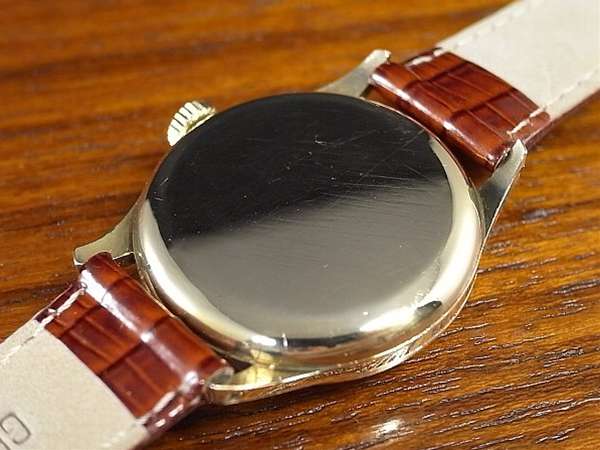 ガラード GARRARD 英国王室御用達宝飾店 ショップウオッチ 9金無垢