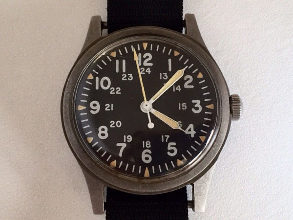 ハミルトン アメリカ軍用時計 GG-W-113 米軍官給品 ハック付き