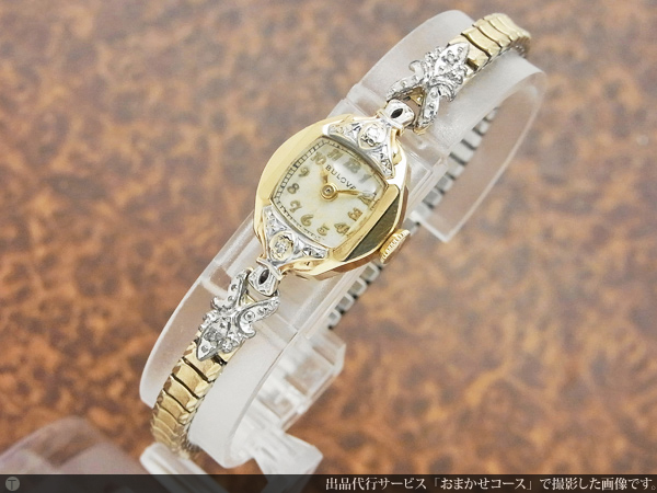 ブローバ BULOVA レディースモデル 装飾がエレガントなヴィンテージ