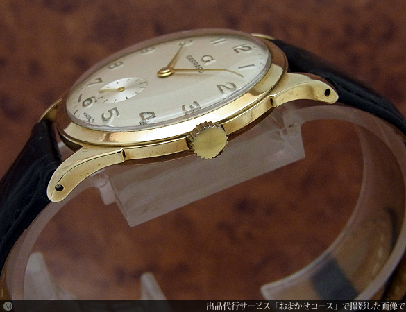 ガラード 英国製 9KYG 金無垢 スモールセコンド 手巻き GARRARD | アン