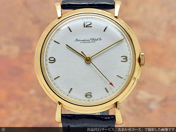IWC オールドインター Cal.89 18KYG 金無垢 ファンシーラグ 筆記体ロゴ