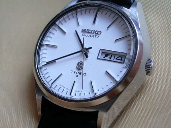 セイコー クォーツ TYPE・II(タイプ2) インデックスが全て植字の