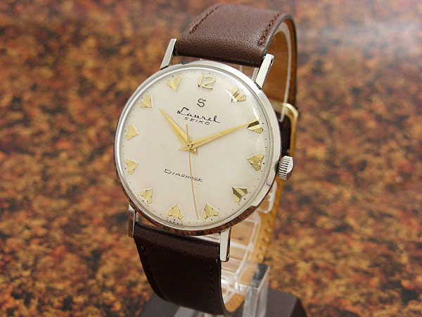 セイコー SEIKO ローレル Sマーク ハートインデックス 希少品 手巻き
