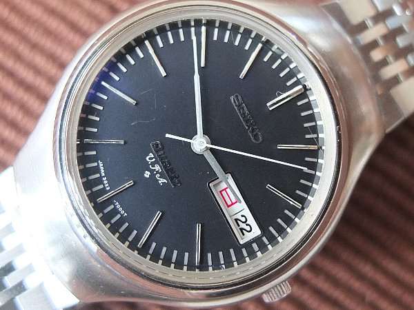 セイコー SEIKO QUARTZ V.F.A. セイコー クオーツ v.f.a. 濃紺文字盤