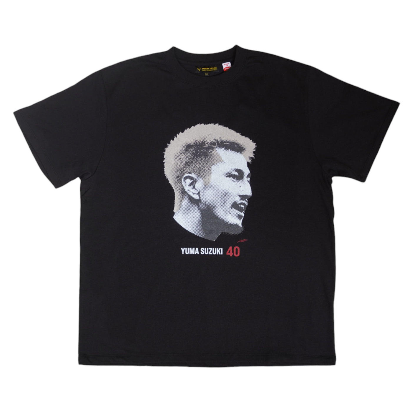 オンライン限定】鈴木優磨選手フェイスプリントTシャツ（BLACK