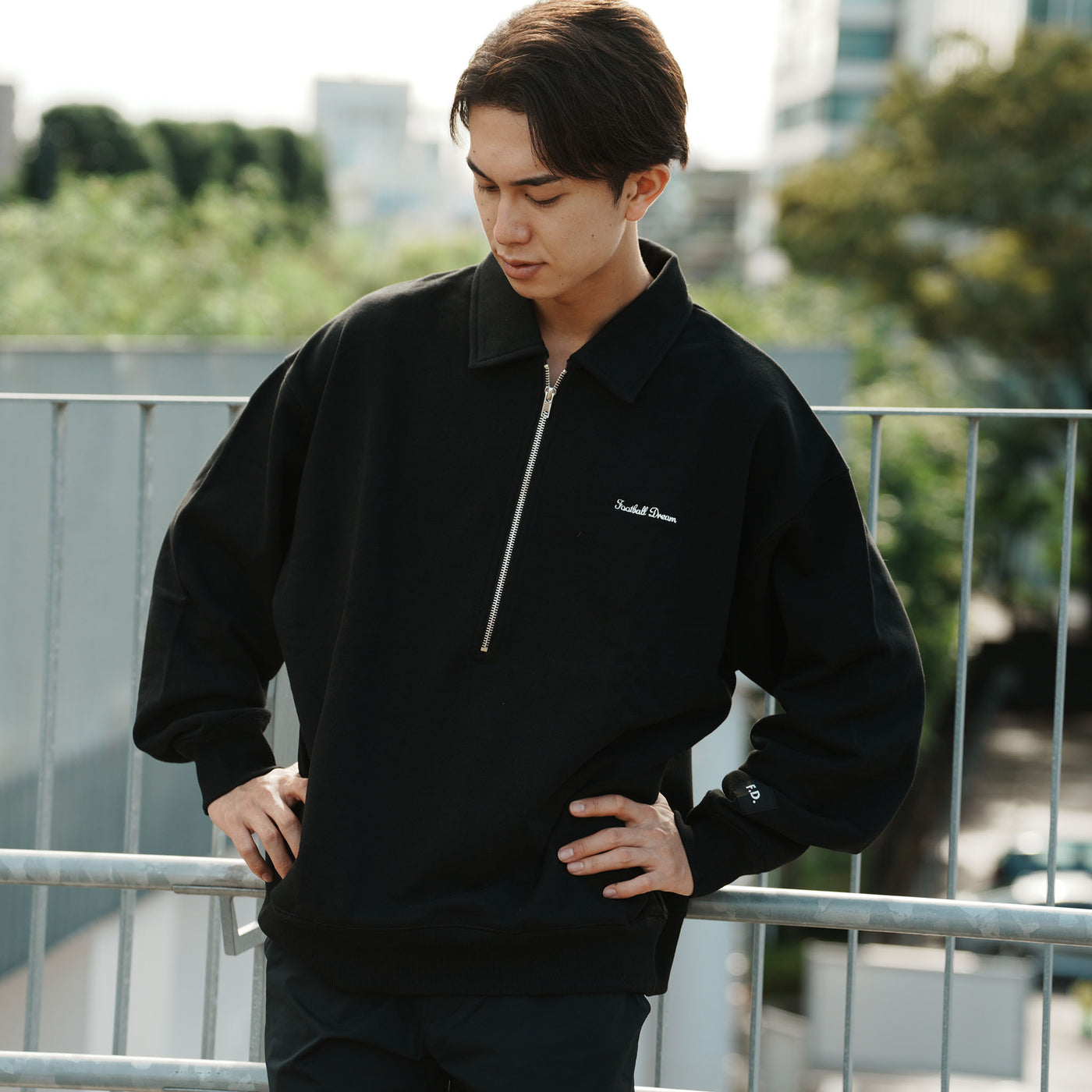 NEE ハーフジップ dindon NEE HALF ZIP SWEAT | TOoKA BASE