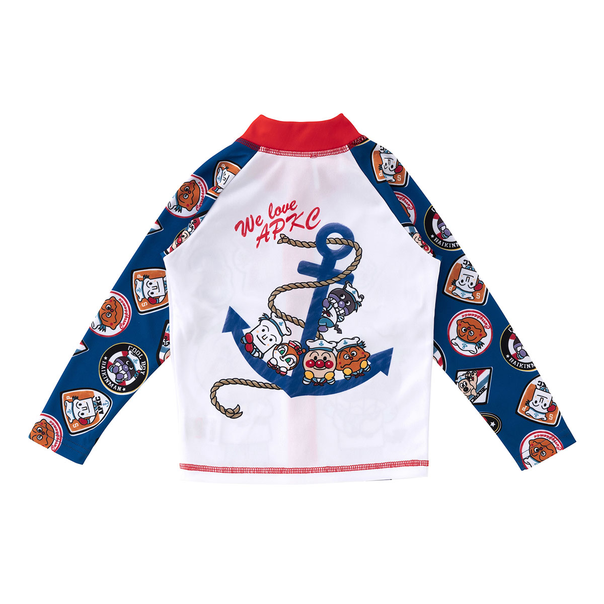 アンパンマン ばいきんまんマリン柄ラッシュガード｜アイテム