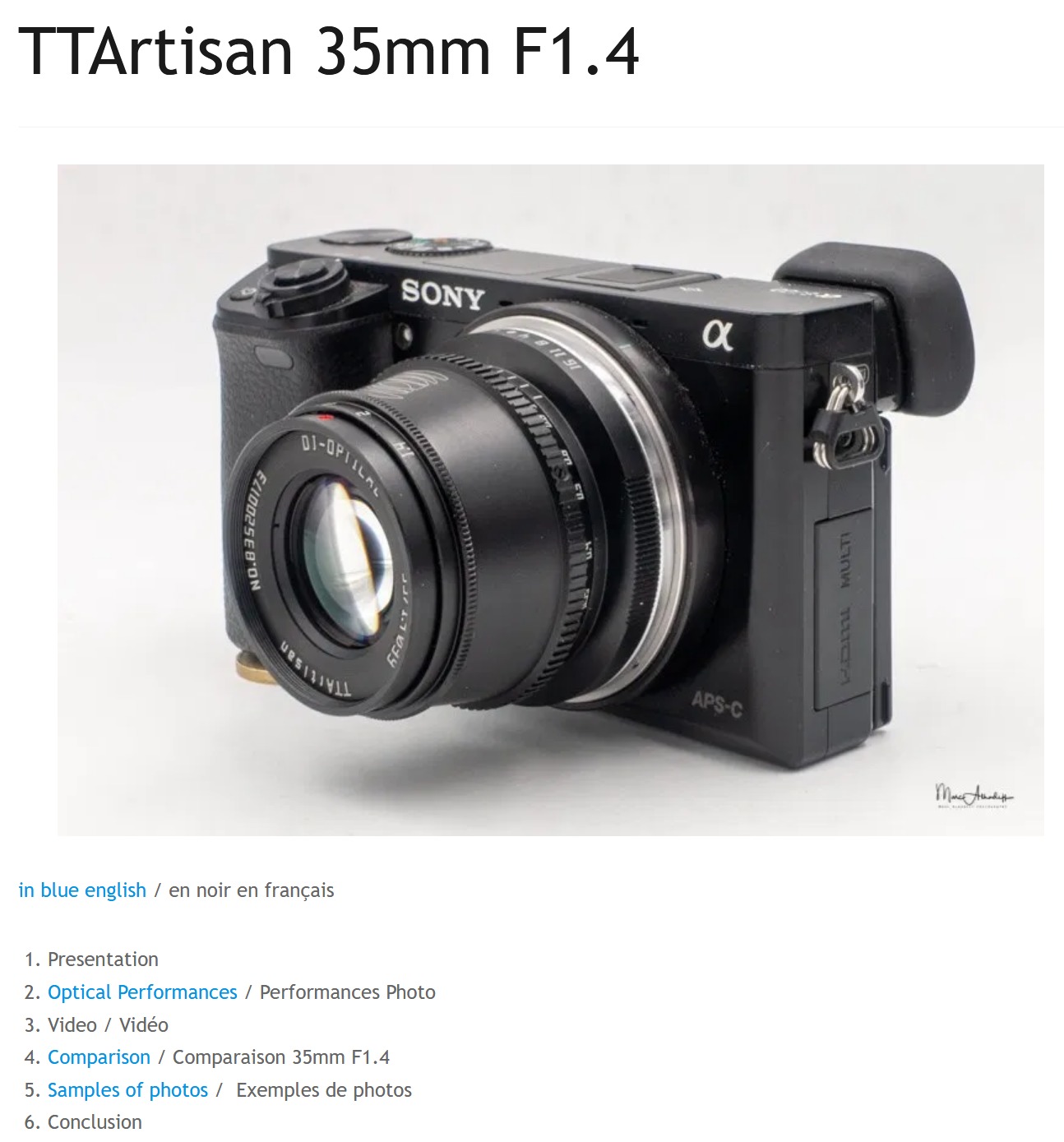 銘匠光学「TTArtisan 35mm F1.4」開けて美ボケ・絞ってシャープなMF