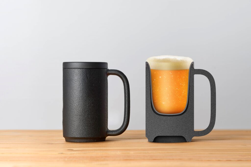 まるでダンベル】超重量級ジョッキで飲みすぎ防止！！重さ約2kgの