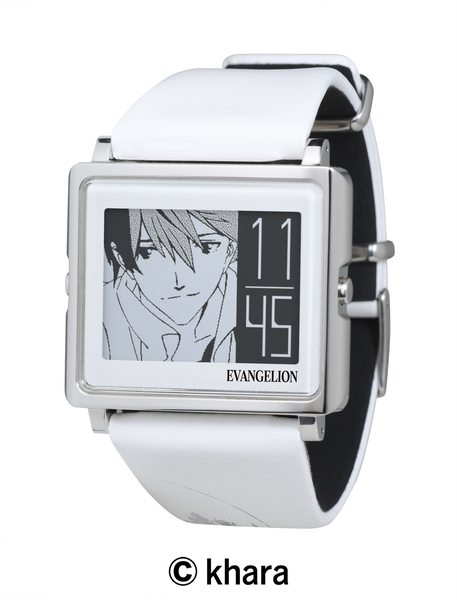 ASCII.jp：渚カヲルが時を知らせる、エプソンの電子ペーパー腕時計に