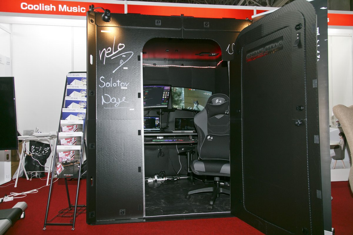 Coolish Musicが個人用防音室「OTODASU DEKA G」をTGS2023で展示