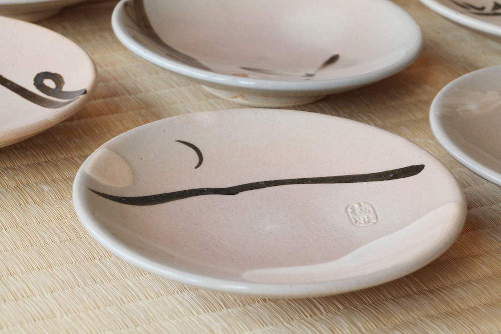 銘々皿 源氏物語宇治十帖 十枚組 / 燔師｜朝日焼 〜京都・宇治の茶陶