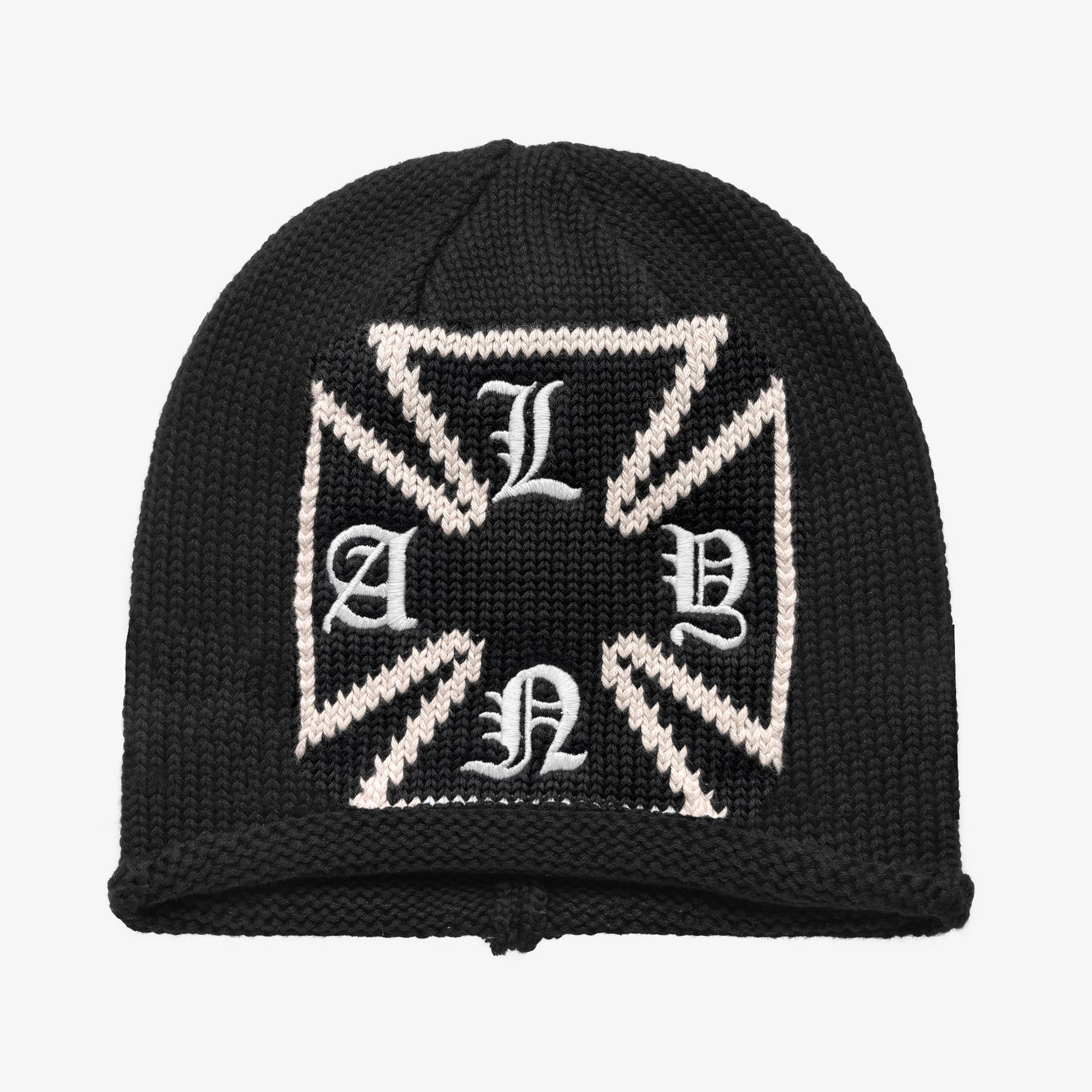 ASKYURSELF BRUSHED CROSS BEANIE | Luce | ルーチェ ASKAURSELF