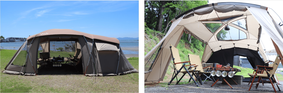アルペン、開放感のある2ルームテントを全シーズンに対応させた「AOD-3