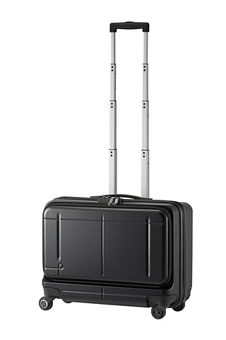 エース、書類収納力を高めた横型の機内持込対応スーツケース「マックス