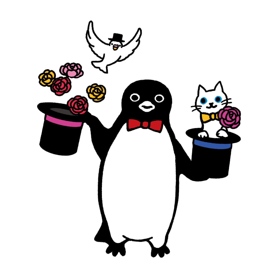 名古屋で「Suicaのペンギン」坂崎千春の絵画展。新作版画など約100点